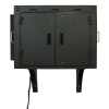 Wall Mount PC and Server Enclosure with Mounting Brackets