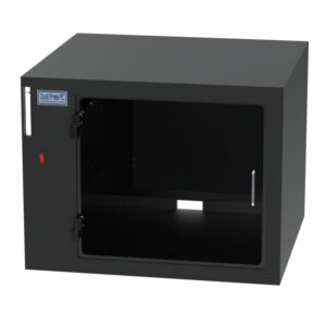 Dual PC tabletop enclosure with micron filtration system