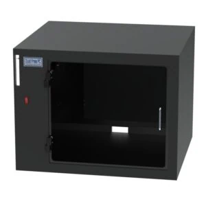 Dual PC tabletop enclosure with micron filtration system