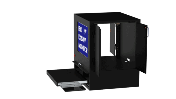 Touchscreen Computer Workstation Enclosure - DFP200MKS-TS - Image 2