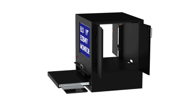 Touchscreen Computer Workstation Enclosure - DFP200MKS-TS - Image 2