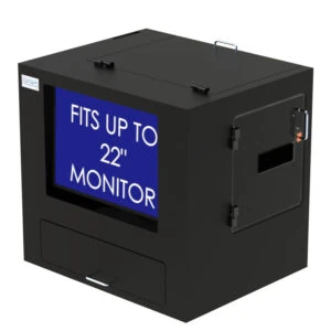 Barcode Printer Workstation Enclosure Tabletop - DFP200MKS-BPT