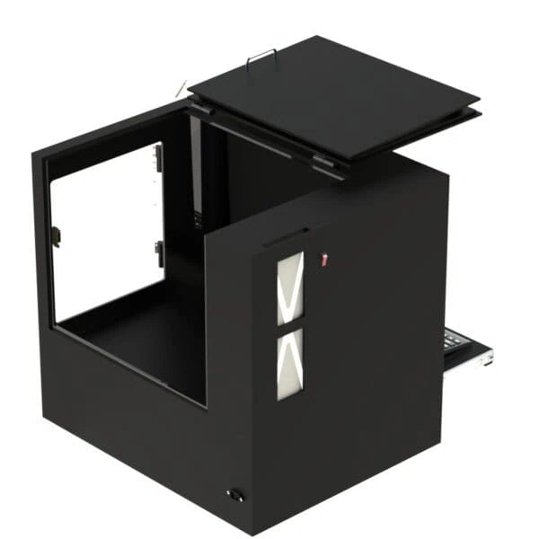 Barcode Printer Workstation Enclosure Tabletop - DFP200MKS-BPT - Image 5