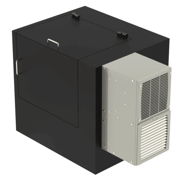 Air Conditioned Barcode Printer Workstation Enclosure - DFP200MKS-BP-PF - Image 4