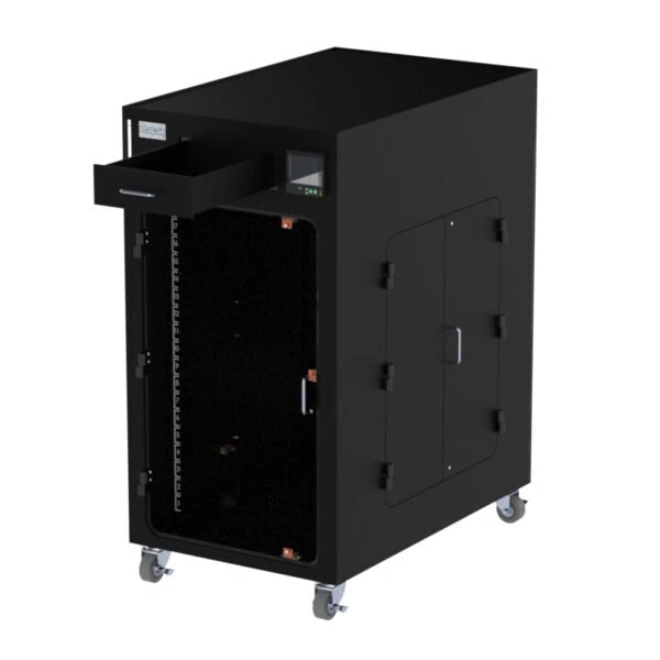Mobile Server Rack Enclosure 29 Deep 18U High - Image 2