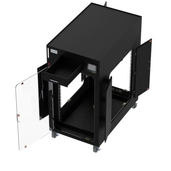Mobile Server Rack Enclosure 29 Deep 18U High - Image 12
