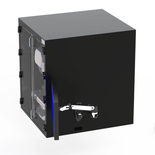 DFP201IM-X1330 Filtered Tabletop Enclosure with Double Door in Front of Imager - Image 2