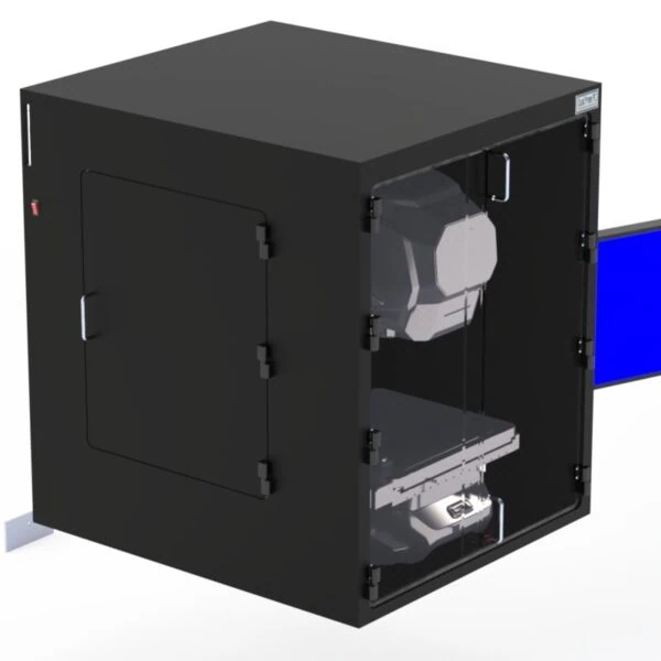 DFP201IM-X1330 Filtered Tabletop Enclosure with Double Door in Front of Imager - Image 6