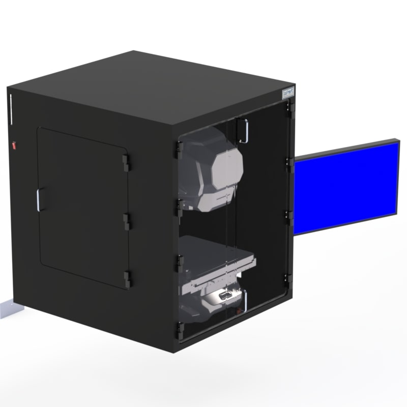 DFP201IM-X1330 Filtered Tabletop Enclosure with Double Door in