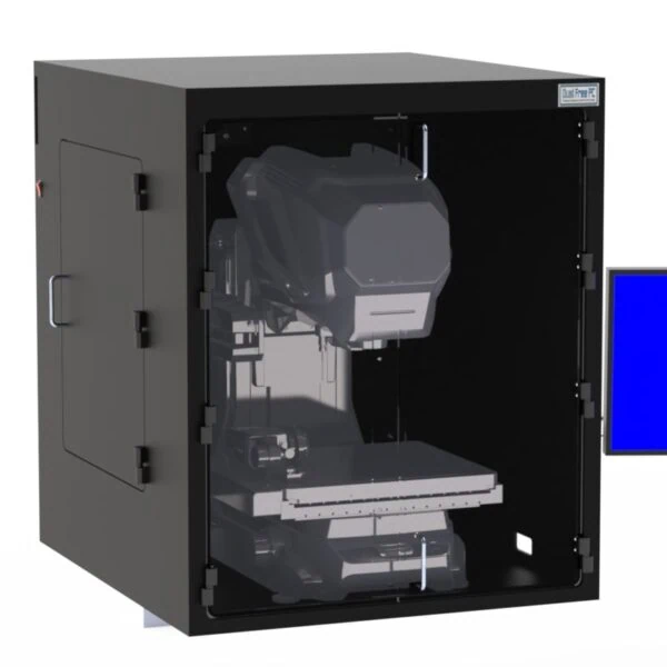 DFP201IM-X1330 Filtered Tabletop Enclosure with Double Door in Front of Imager - Image 5