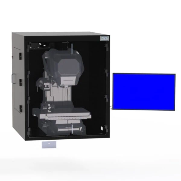 DFP201IM-X1330 Filtered Tabletop Enclosure with Double Door in Front of Imager - Image 4