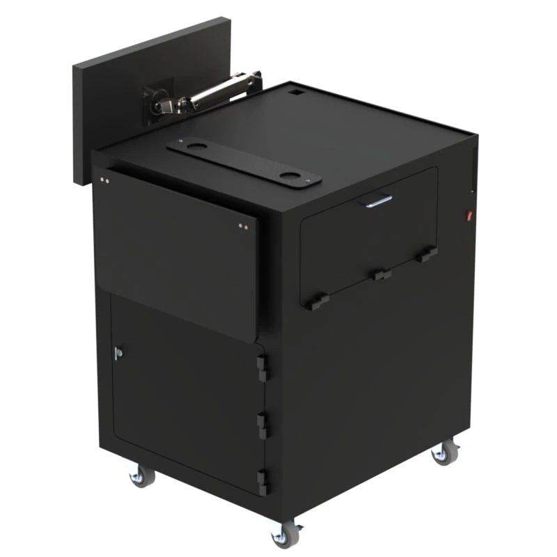 DFP201IM-X1330-BCO Workstation for Imager Stage, PC, UPS with Storage Drawer