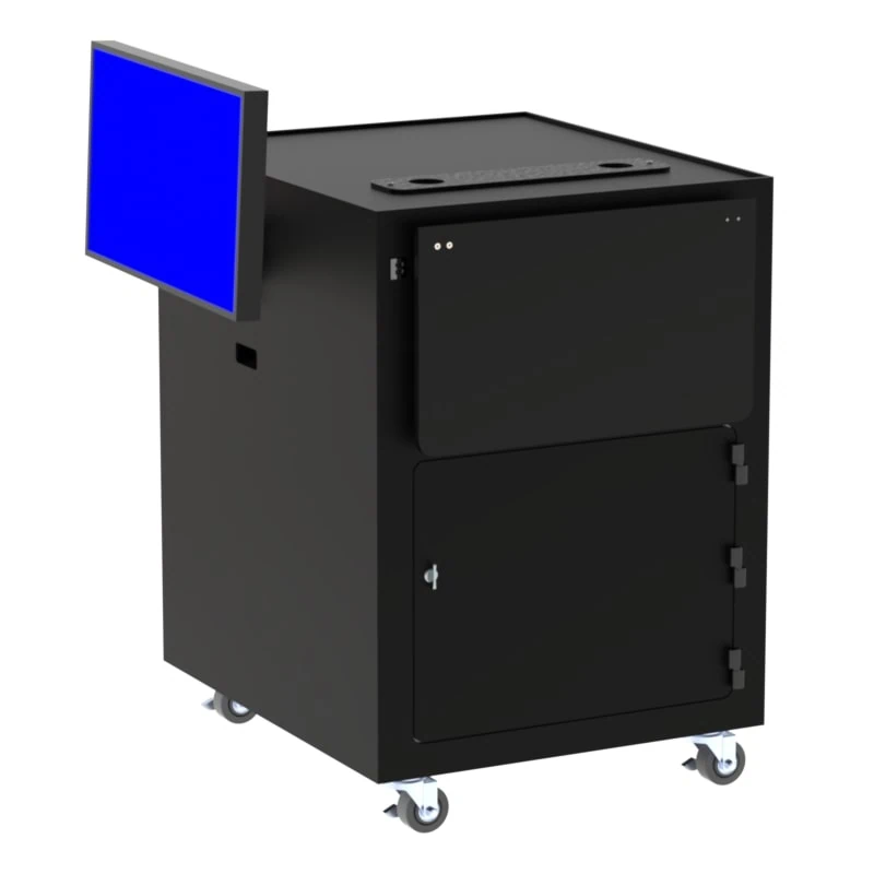 DFP201IM-X1330-BCO Workstation for Imager Stage, PC, UPS with Storage Drawer - Image 2