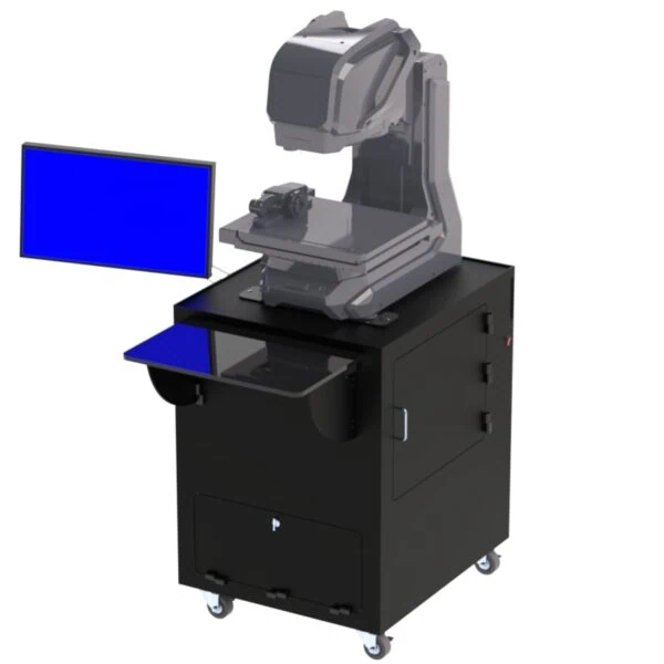 Industrial mobile computer cabinet for your Keyence X1330