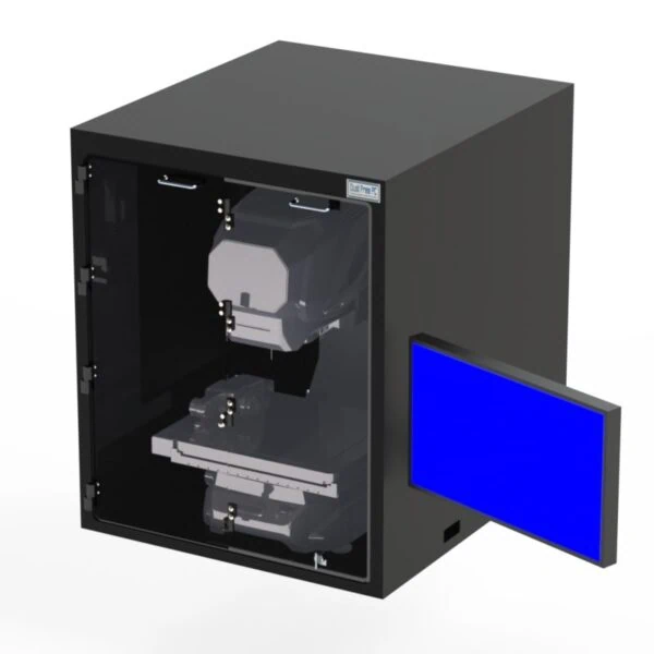 DFP201IM-X1330-VBF Filtered Tabletop Enclosure with a Vertical-Bi-Fold Door - Image 6