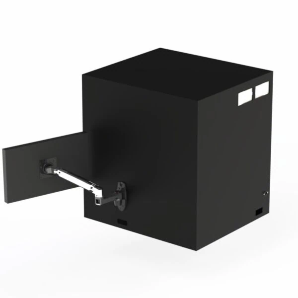DFP201IM-X1330-VBF Filtered Tabletop Enclosure with a Vertical-Bi-Fold Door - Image 4