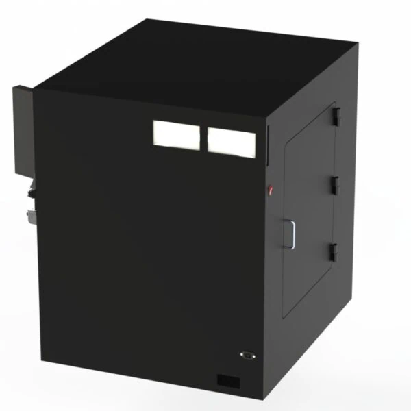 DFP201IM-X1330-VBF Filtered Tabletop Enclosure with a Vertical-Bi-Fold Door - Image 3