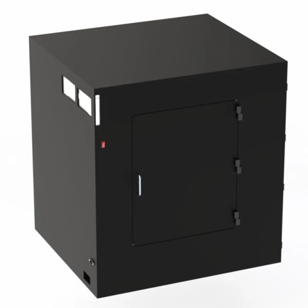 DFP201IM-X1330-VBF Filtered Tabletop Enclosure with a Vertical-Bi-Fold Door - Image 2