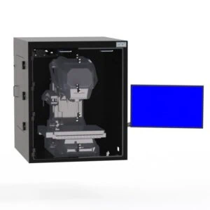 DFP201IM-X1330-VBF Filtered Tabletop Enclosure with a Vertical Bi-Fold Door