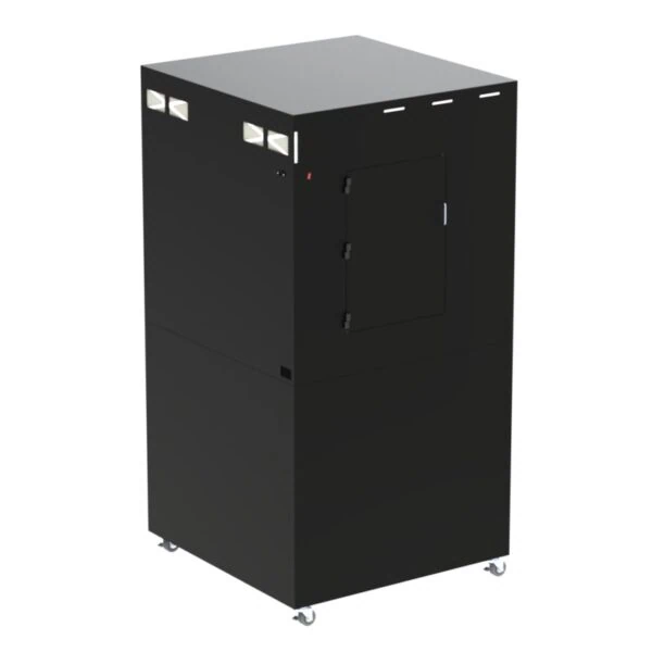 Mobile enclosure for a Keyence 201IM-X1540