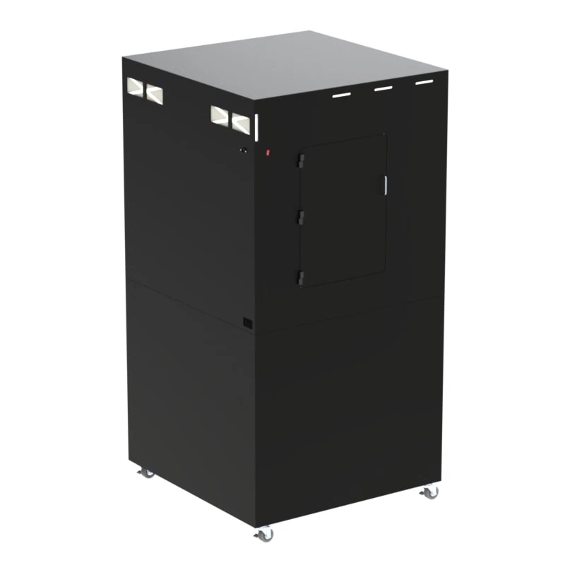 Mobile enclosure for a Keyence 201IM-X1540