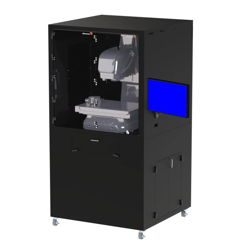 DFP201IM-X1540-VBFTKB Air Filtered Mobile Workstation with BI-FOLD Front Door