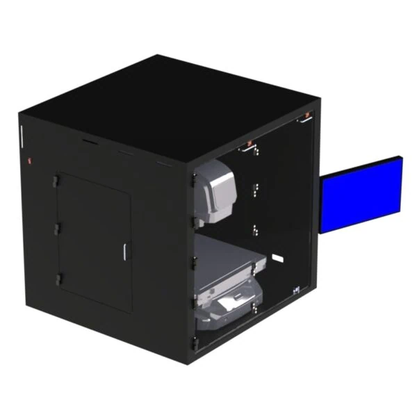 DFP201IM-X1540-VBF Air Filtered Tabletop Enclosure with BI-FOLD Front Door - Image 5