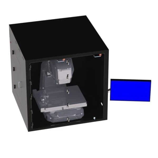 DFP201IM-X1540-VBF Air Filtered Tabletop Enclosure with BI-FOLD Front Door - Image 4