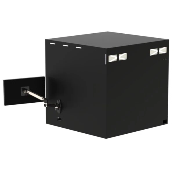 DFP201IM-X1540 Filtered Tabletop Enclosure with Double Door in Front of Imager - Image 6