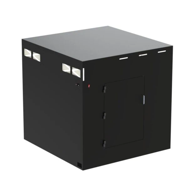 DFP201IM-X1540 Filtered Tabletop Enclosure with Double Door in Front of Imager - Image 5