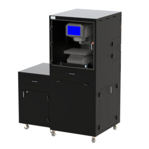 Keyence IM-7000 and IM-8000 Mobile Workstation with Side Storage Cabinet and Drawer DFP201IM7K-310B