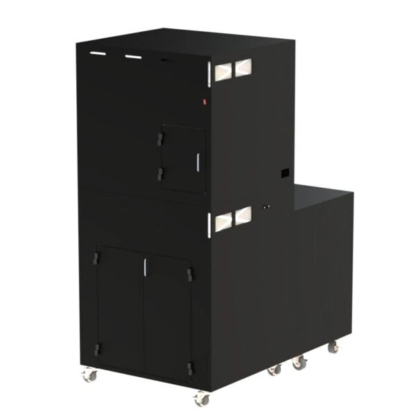 Keyence IM-7000 and IM-8000 Mobile Workstation with Side Storage Cabinet and Drawer DFP201IM7K-310B - Image 4
