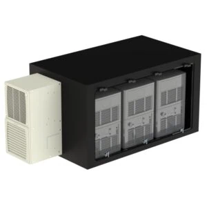 Air-Conditioned Tabletop Enclosure for Three MD-F Laser Controllers