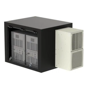 Air-Conditioned Tabletop Enclosure for Two MD-F Laser Controllers