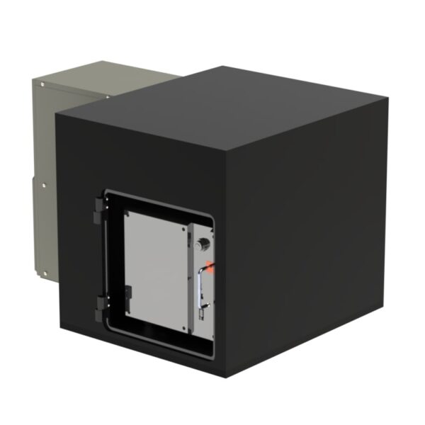 Heat-regulated controller enclosure