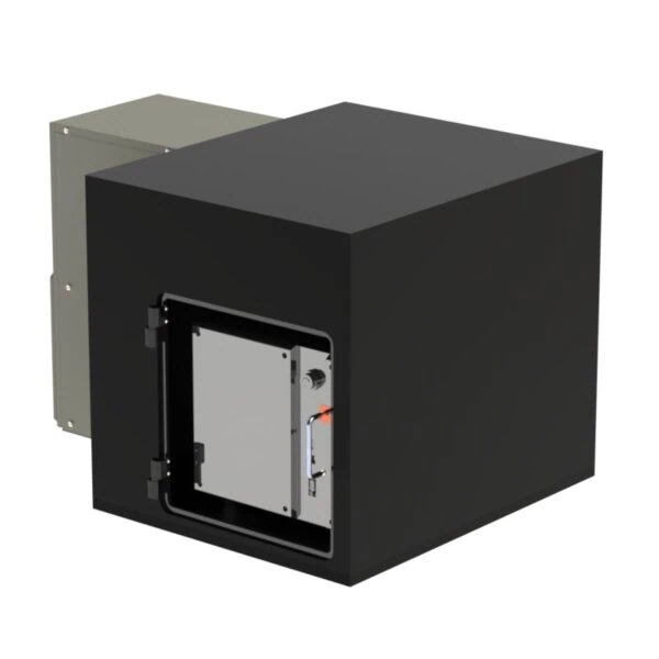 Heat-regulated controller enclosure