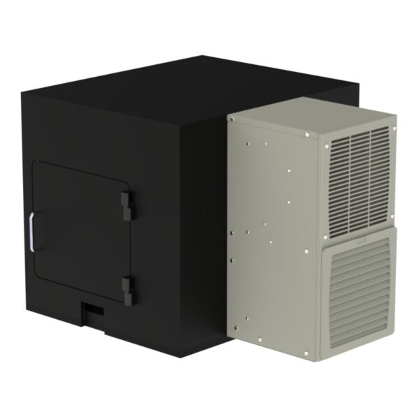 Cooling-equipped controller enclosure