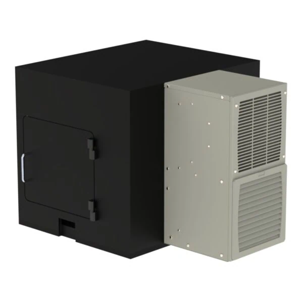 Cooling-equipped controller enclosure