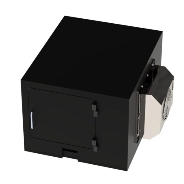 Closed-loop air-to-air heat exchanger for laser controller