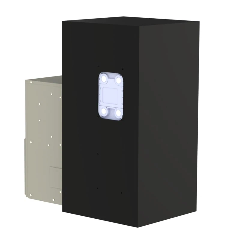 Rugged, climate-controlled laser enclosure built to withstand washdowns while maintaining optimal internal temperature.