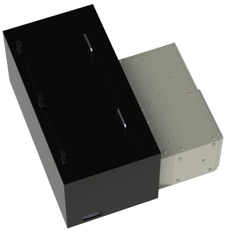 wash down protection for horizontal mounted laser head