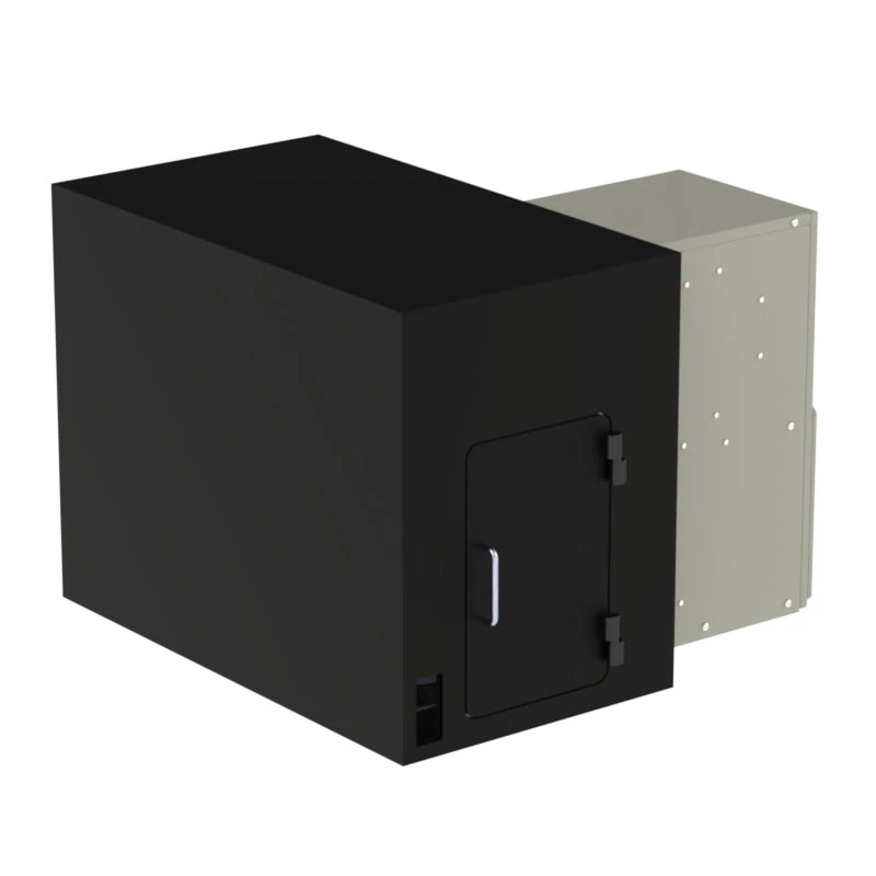 Protective housing for industrial laser heads