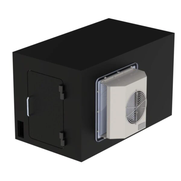 Laser head enclosure for environmental isolation and protection