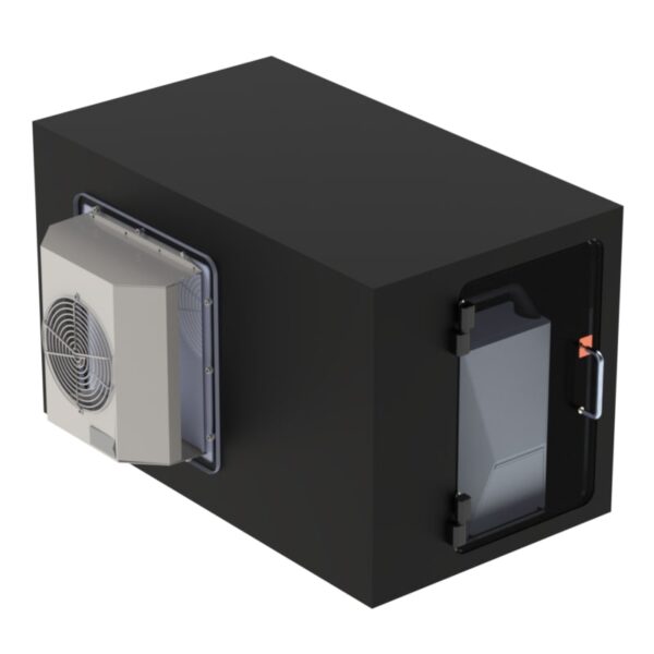 Shielded laser head design for clean and safe operation