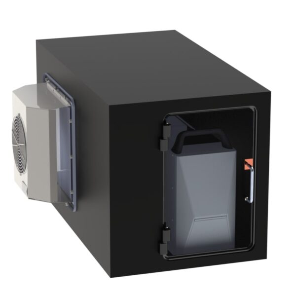 air-to-air heat exchanger enclosure for Keyence MD-U2000 laser head