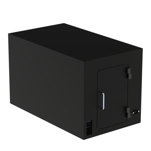 Shielded laser head design for clean and safe operation