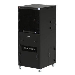 Mobile Workstation with Laser Printer Compartment for Keyence IM Image Measuring System