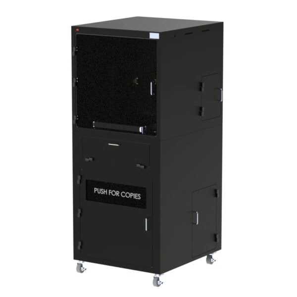 Mobile Workstation with Laser Printer Compartment for Keyence IM Image Measuring System