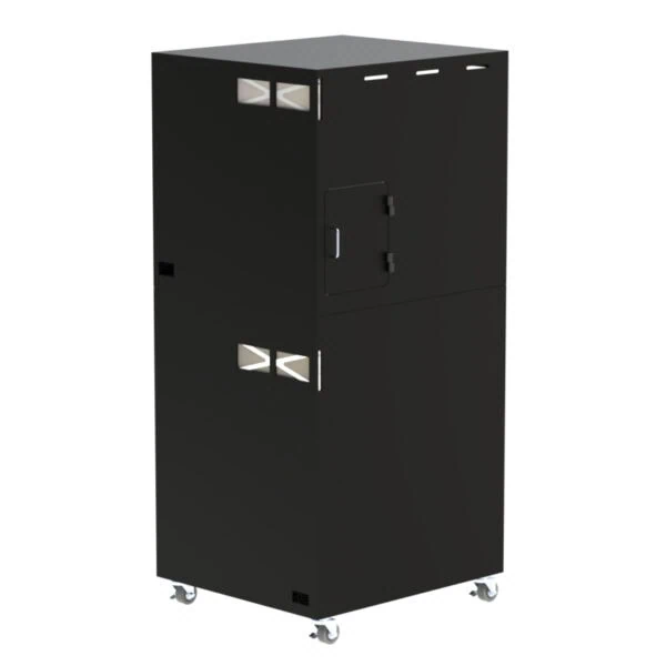 Mobile Workstation with Laser Printer Compartment for Keyence IM Image Measuring System with an Articulating Monitor Arm - Image 3