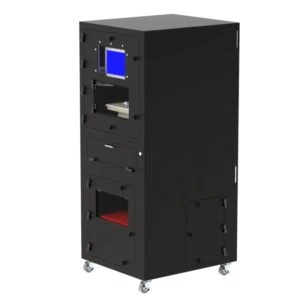 IM-8000 Mobile Workstation for Light Oil Environments with Laser Printer Compartment